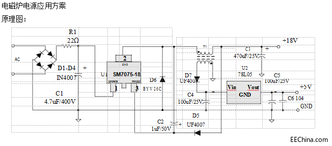 Ǹx㉺(dng)ԴPWMicSM7075Pϵ(dng)·Q΢Դic