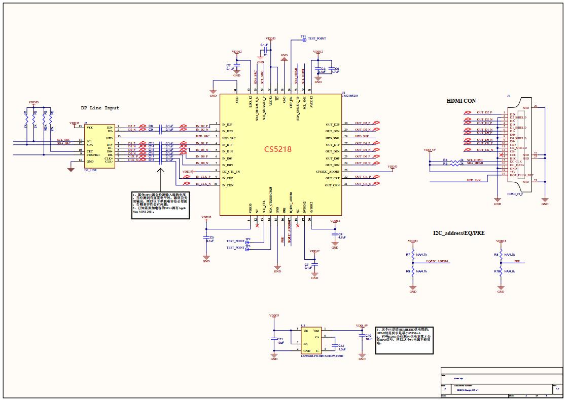 CS5218OӋDPDHDMI 4K 30HZ DӷOӋ|CS5218OӋ·D|CS5218demoBOARD·