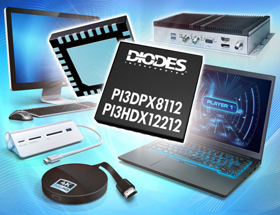 Diodes ˾Ŀ{ʽ(xin) ReDrivers ڸ DisplayPort 2.0  HDMI 2.1 ӿָ֧ߵ̖